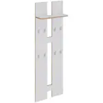 M&ouml;belix WANDGARDEROBE Salia Wei&szlig;/Honigeiche, B:57 cm