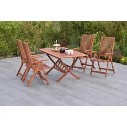 Gartengarnitur 5--Teilig Cordoba aus Holz