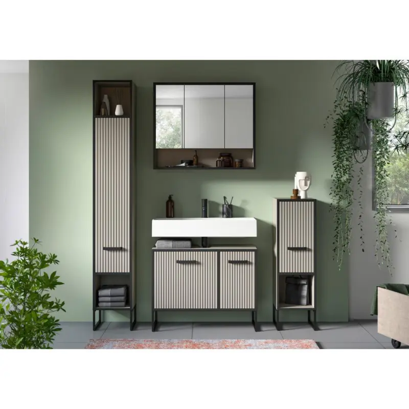BADEZIMMER Bagno Kaschmir B: 140 cm
