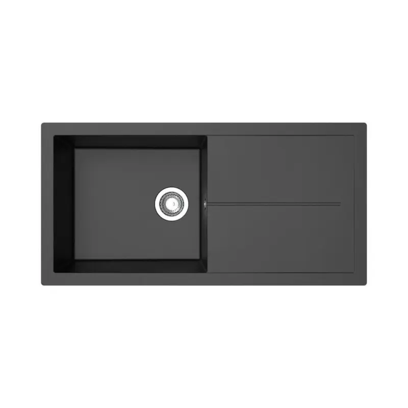 Sp&uuml;le Cleveland Schwarz 100x21,4 cm