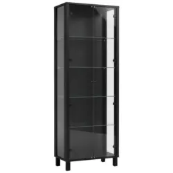 VITRINE Albi Schwarz B: 62 cm