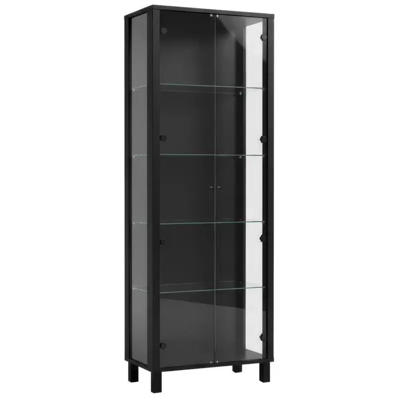 VITRINE Albi Schwarz B: 62 cm