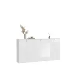 M&ouml;belix SIDEBOARD Wei&szlig; Hochglanz, B: 183 cm