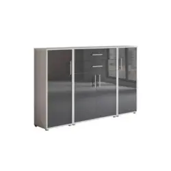 Aktenschrank Office Edition Grau/Anthrazit HG, B:172,6cm