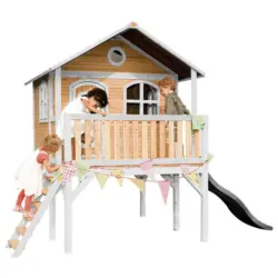 SPIELHAUS Braun, BxHxT: 380x274x212 cm