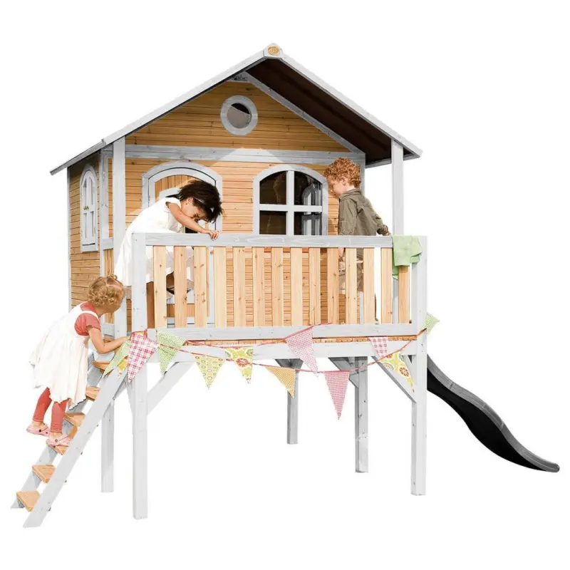 SPIELHAUS Braun, BxHxT: 380x274x212 cm
