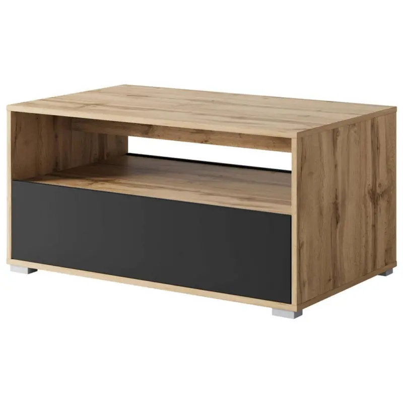 Couchtisch Narobi-II Eiche Wotan/Schwarz B: 90 cm