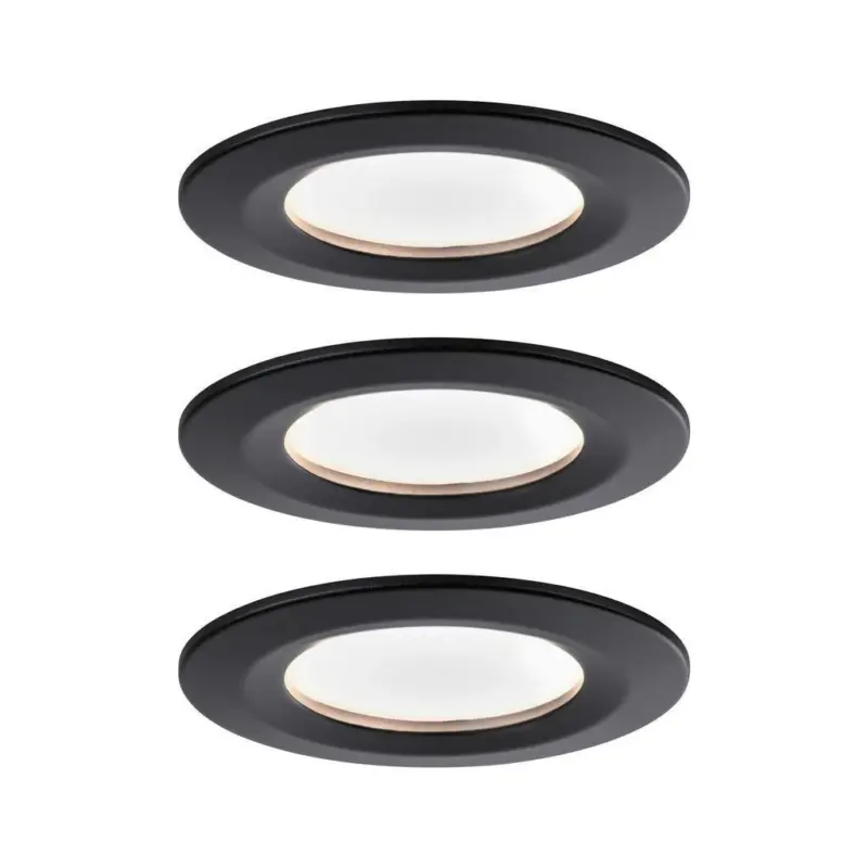 Deckenleuchte 3er-Set &Oslash; 7,8 cm, dimmbar, rund