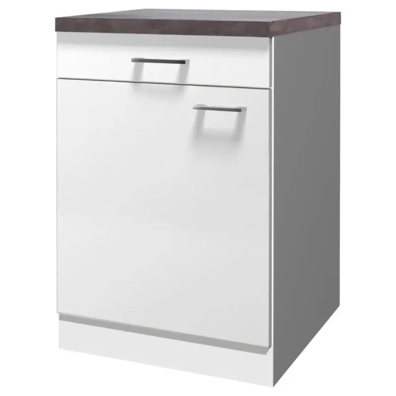 K&uuml;chenunterschrank Lucca Wei&szlig; B: 60 cm