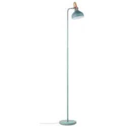 Stehlampe Juna dimmbar Kupferfarben/Mintgr&uuml;n