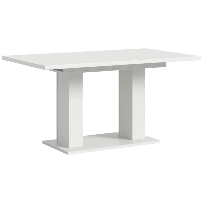 Ausziehtisch Marlon 150 AZ Melamin wei&szlig;, B:150-190 cm