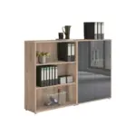 M&ouml;belix Office Edition B: 168,8 cm Sonoma Eiche/Anthrazit