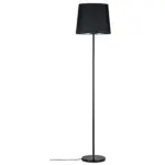 M&ouml;belix Stehlampe Enja Schwarz/Kupferfarben, Textil