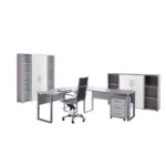 M&ouml;belix B&uuml;ro Office Edition Grau/Wei&szlig;