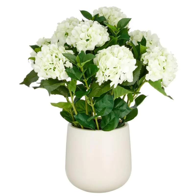 KUNSTPFLANZE Creme Gr&uuml;n B: 25 cm