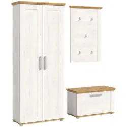 Garderobe Verona 3-Teilig L&auml;rche B: 171 cm