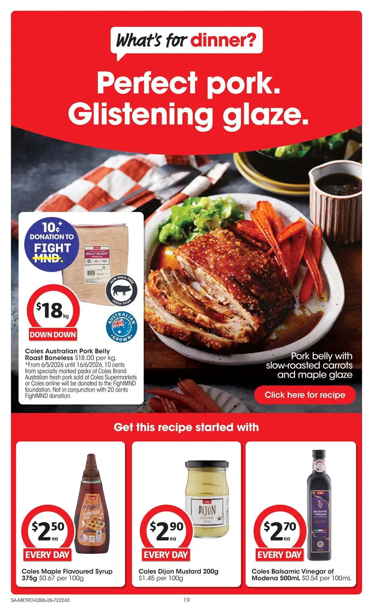 ﻿Coles catalogue valid from 02/06/2026 > Online Australia | Page: 19 | Products: Pork, Mustard, Carrots, Vinegar