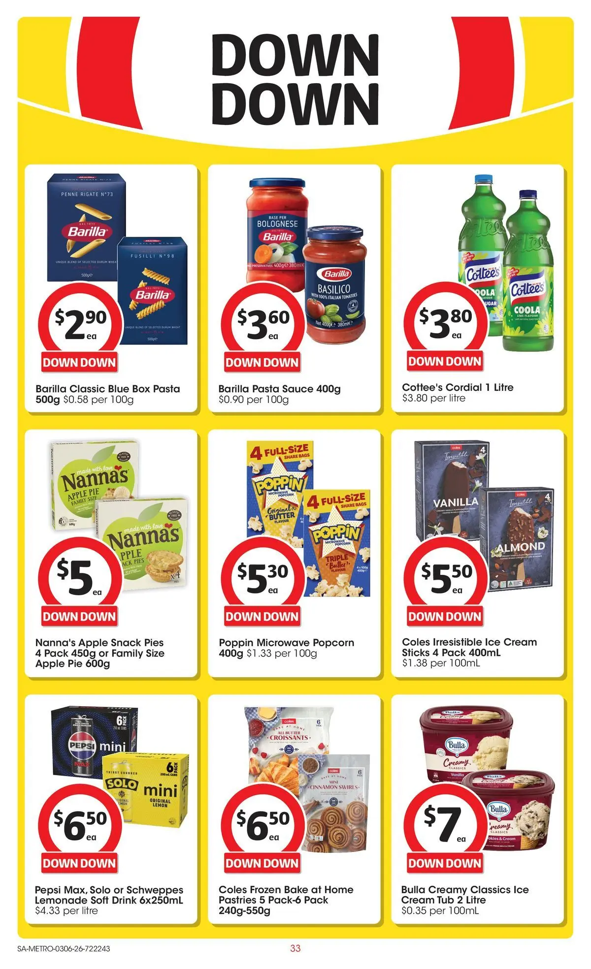 ﻿Coles catalogue valid from 02/06/2026 > Online Australia | Page: 33 | Products: Pasta, Popcorn, Lemon, Microwave