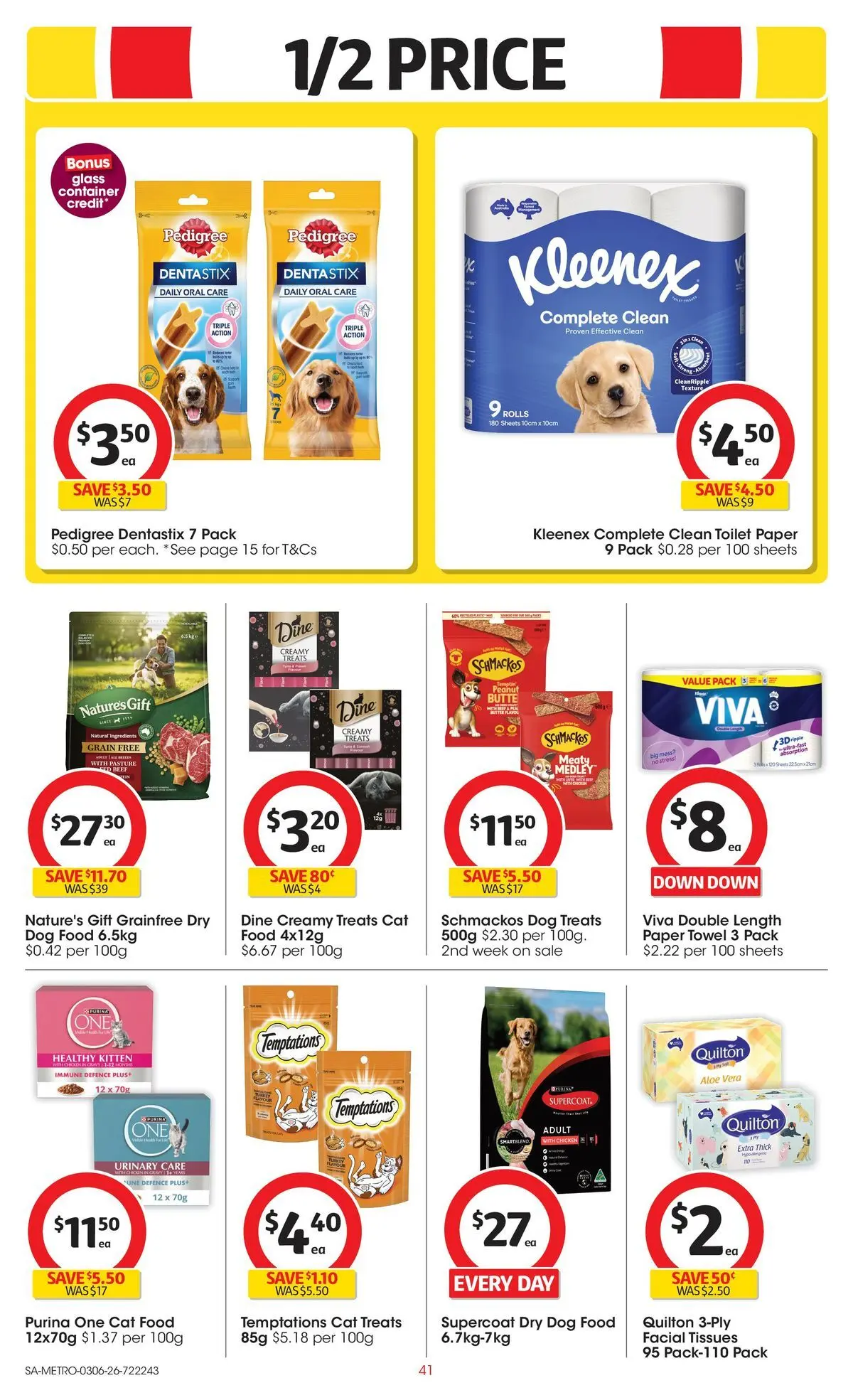 ﻿Coles catalogue valid from 02/06/2026 > Online Australia | Page: 41 | Products: Toilet, Beef, Dog food, Tissues