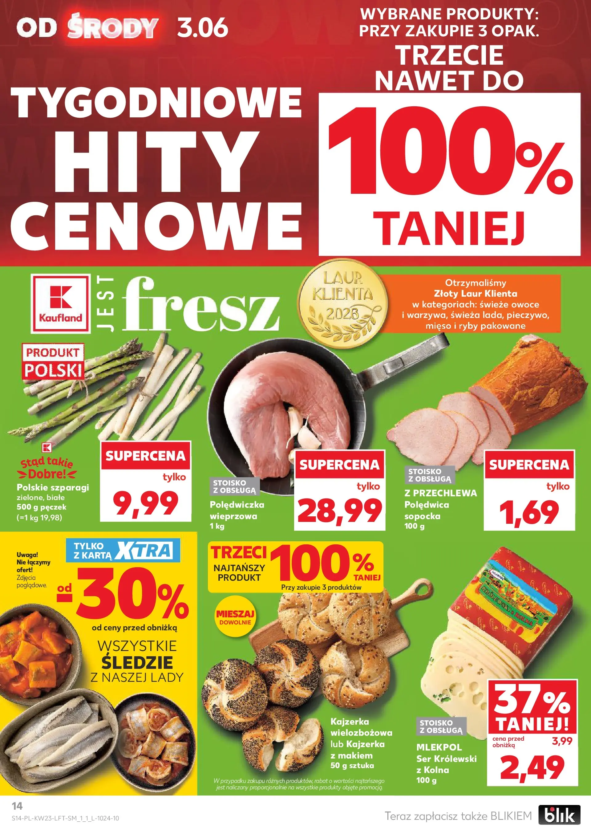 Kaufland gazetka (03.06.2026) - od jutra | Strona: 14 Kaufland gazetka od 03.06.2026 - od jutra PDF | Strona: 14