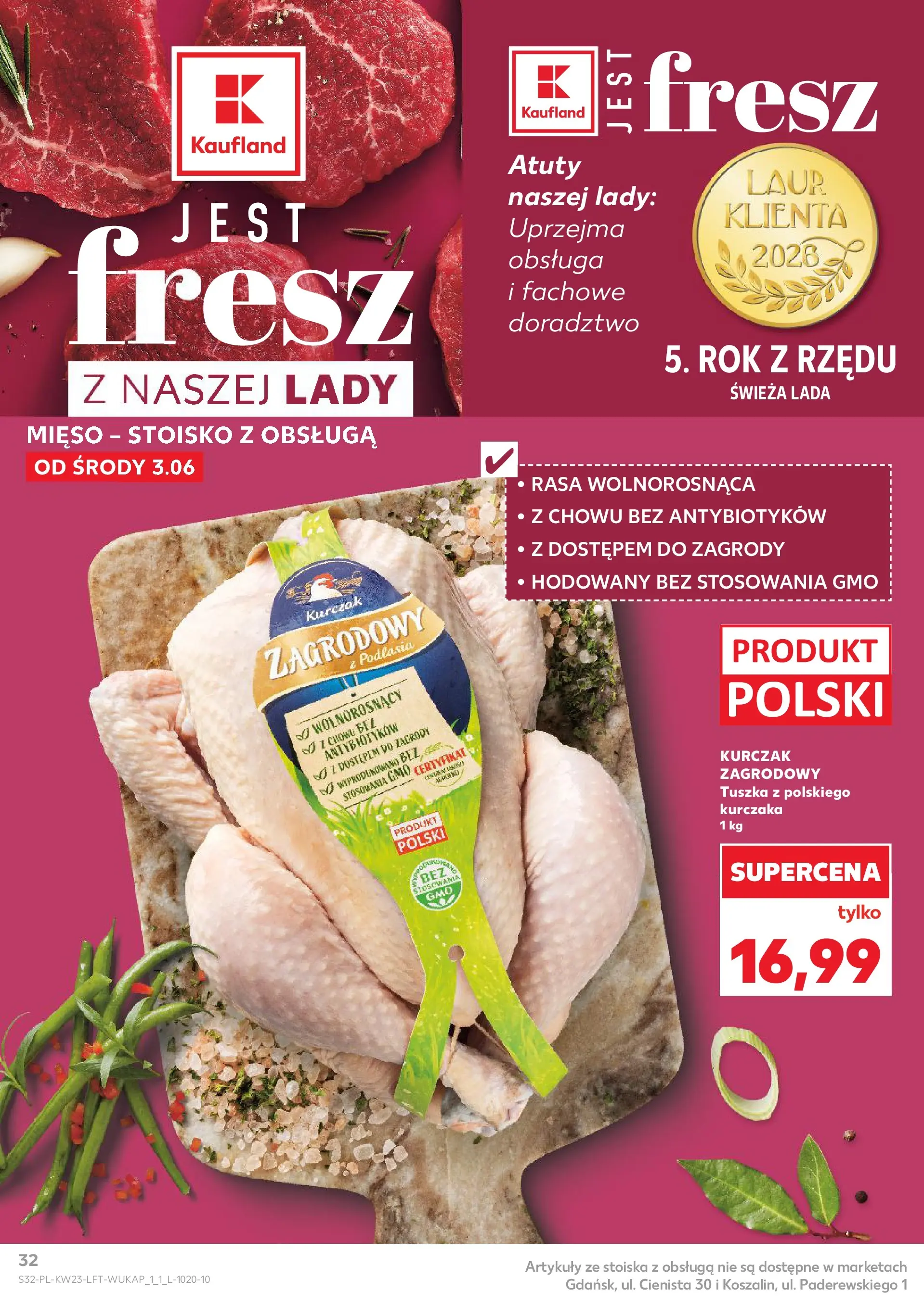 Kaufland gazetka (03.06.2026) - od jutra | Strona: 32 Kaufland gazetka od 03.06.2026 - od jutra PDF | Strona: 32