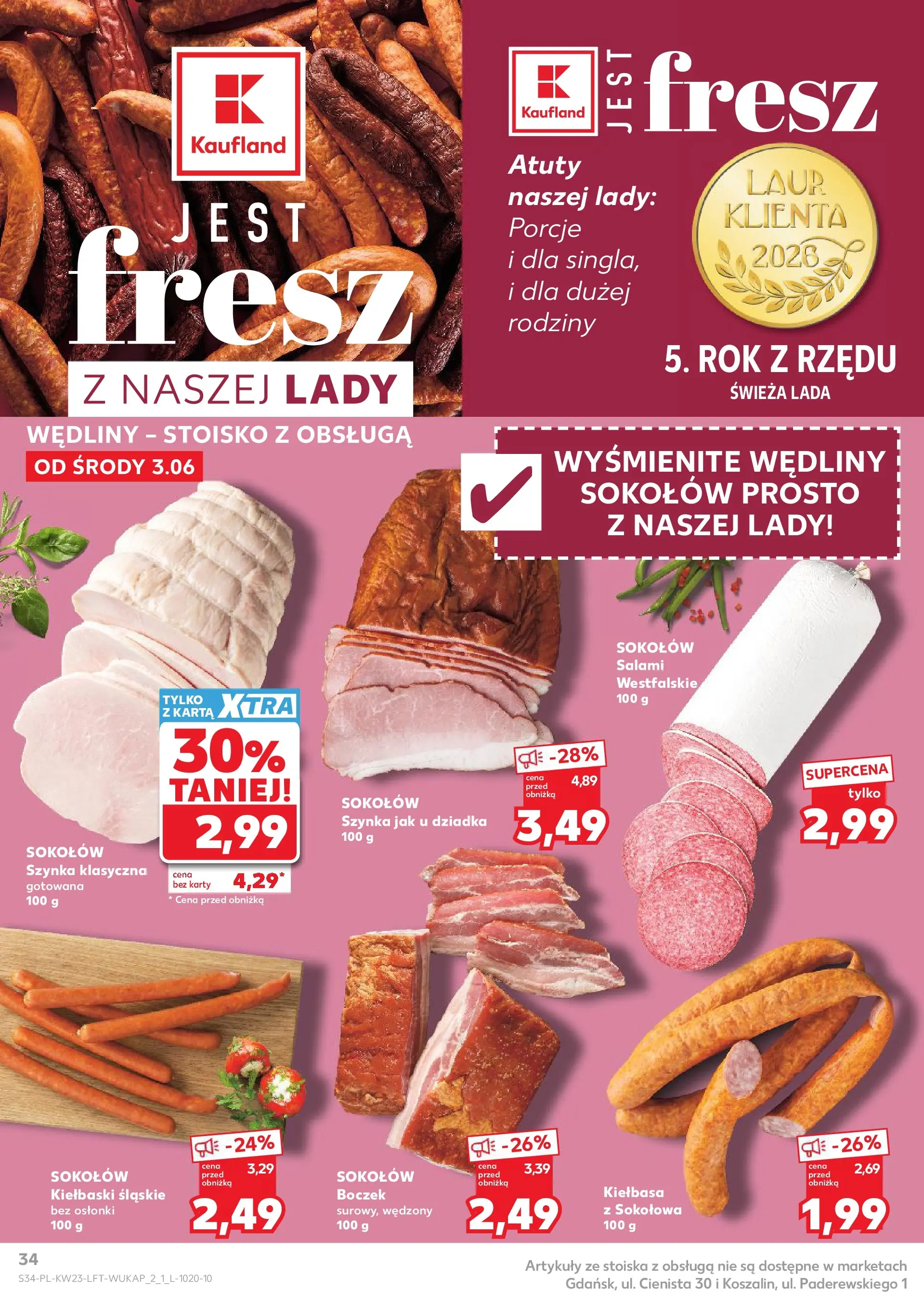 Kaufland gazetka (03.06.2026) - od jutra | Strona: 34 Kaufland gazetka od 03.06.2026 - od jutra PDF | Strona: 34