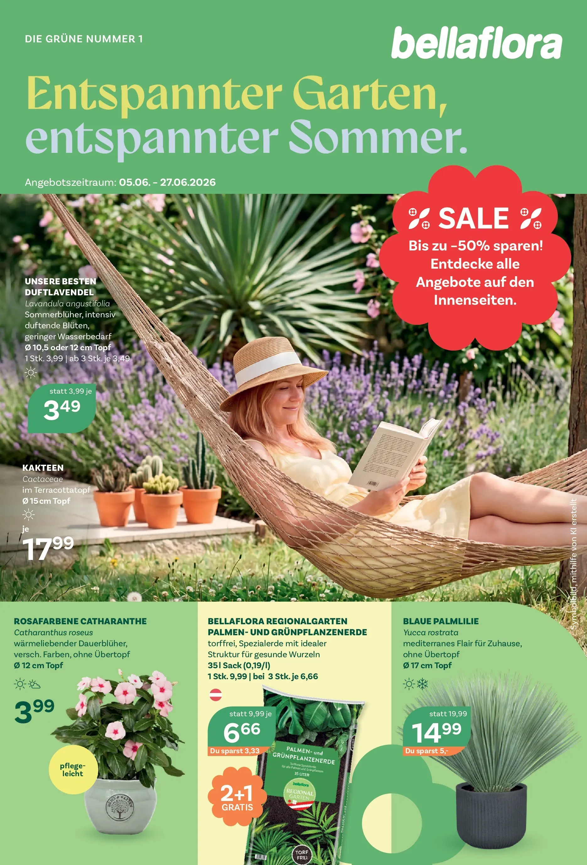 bellaflora Flugblatt von 05.06.2026 - Aktuelle Angebote | Seite: 1