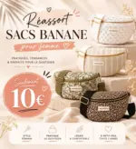 Bleu Cerise Les sacs banane femme sont de retour&hellip; et toujours &agrave; petit prix - au 16.06.2026