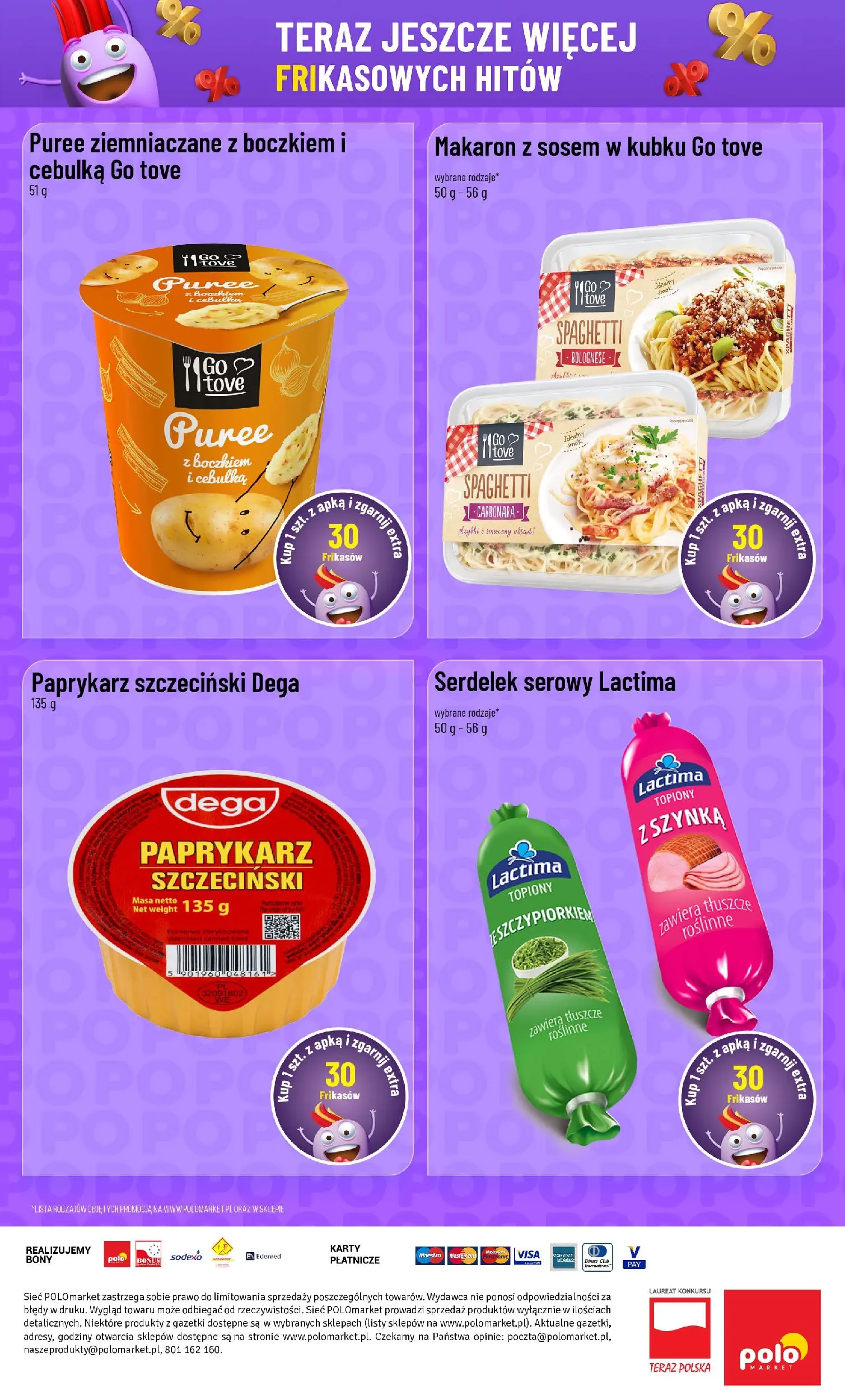 Nowa POLOmarket gazetka od jutra 09.06.2026 | Strona: 17 | Produkty: Puree ziemniaczane, Carbonara, Paprykarz, Makaron