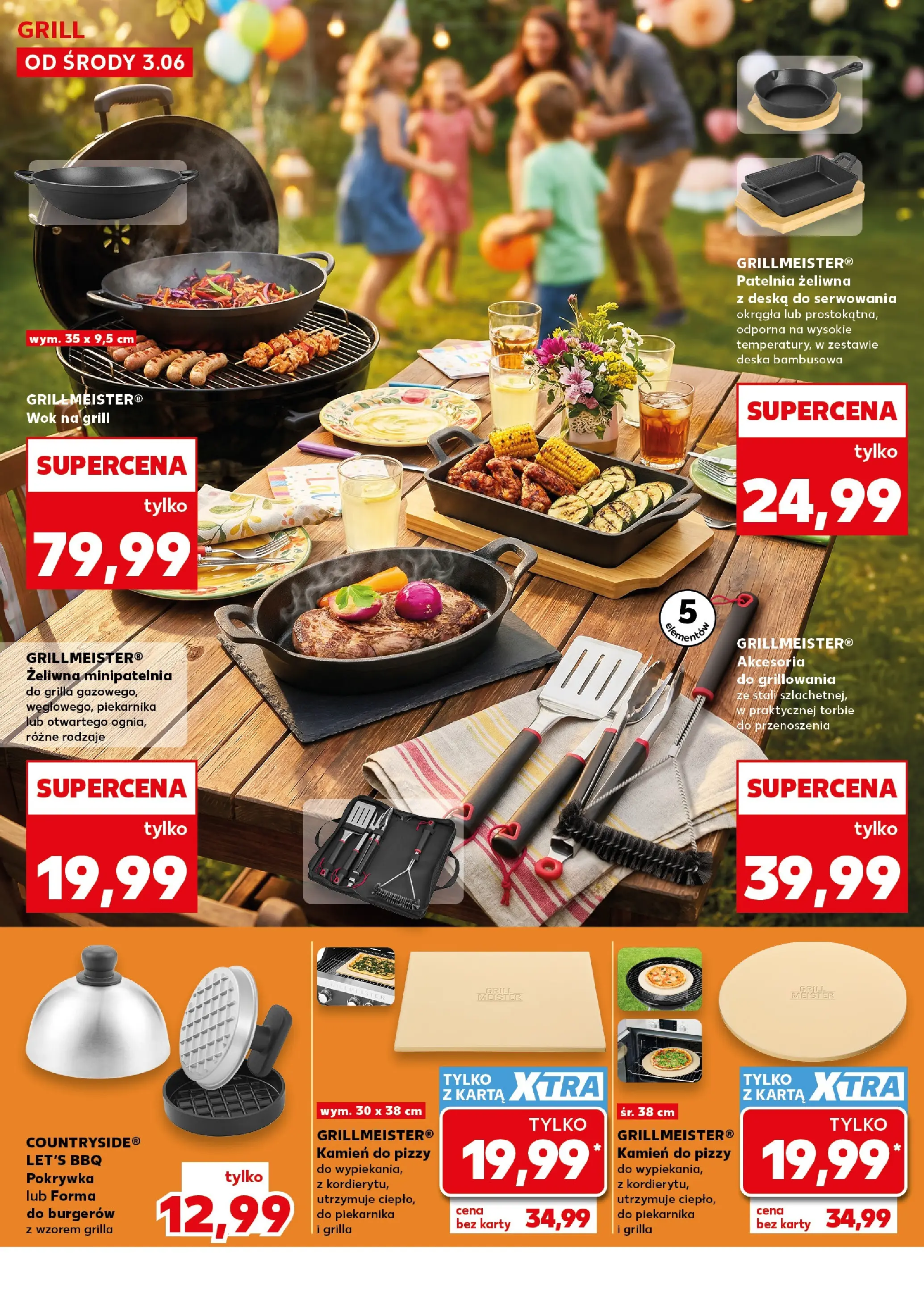 Kaufland gazetka - Ogród od 03.06.2026 - od jutra PDF | Strona: 18 | Produkty: Karta, Grill, Patelnia
