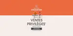 Crozatier Ventes Privil&egrave;ges - au 23.06.2026