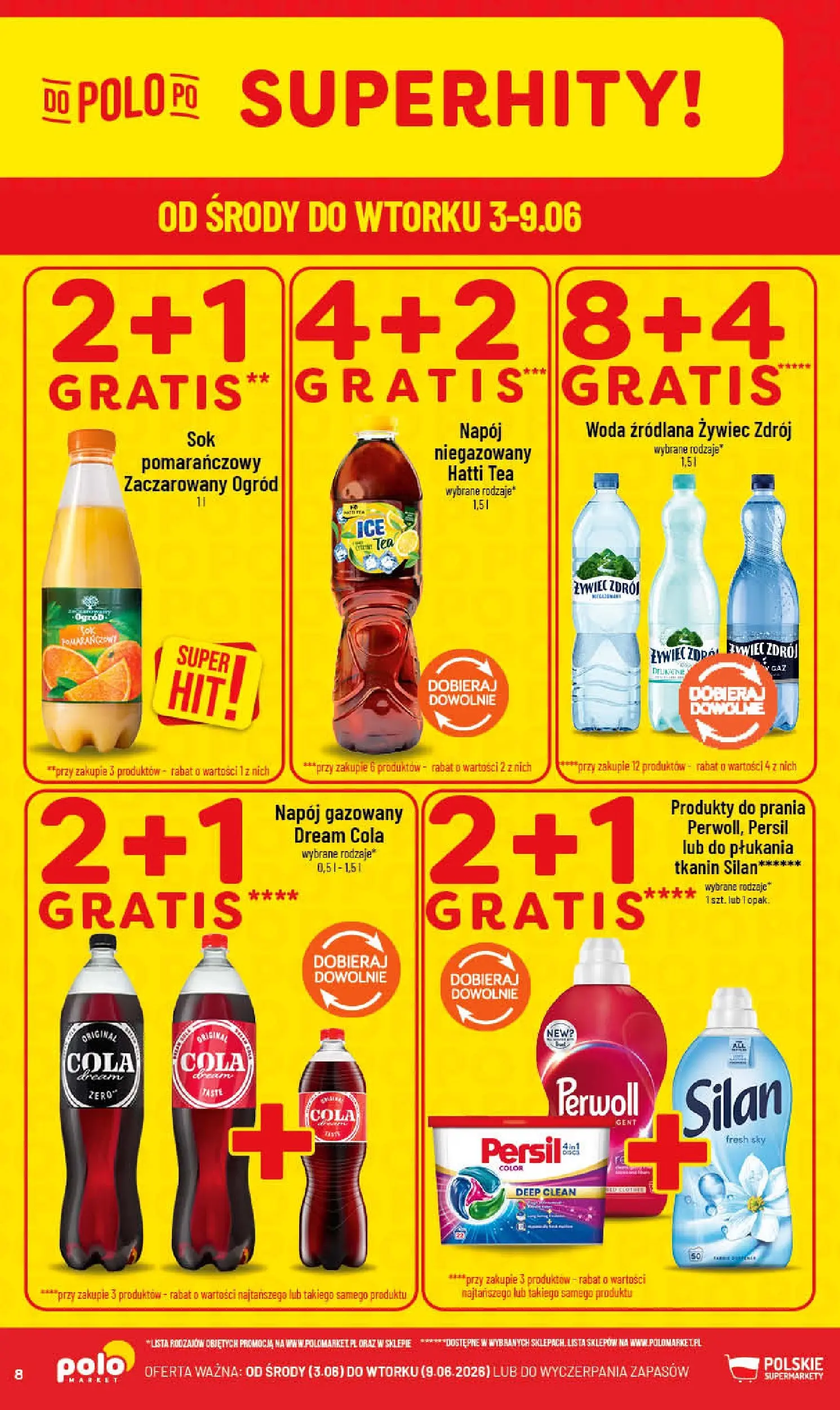 Nowa POLOmarket gazetka od jutra 03.06.2026 | Strona: 8