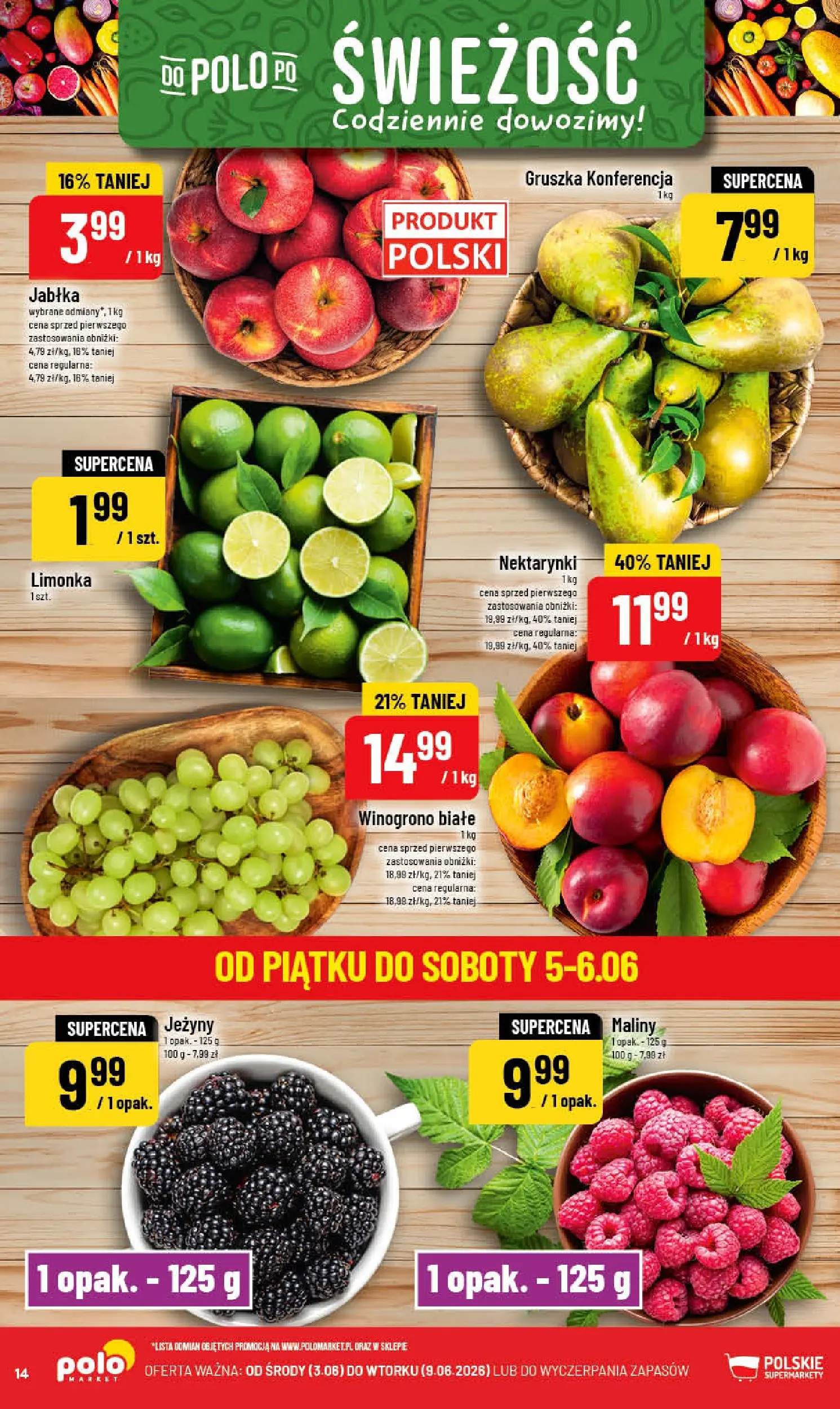 Nowa POLOmarket gazetka od jutra 03.06.2026 | Strona: 14