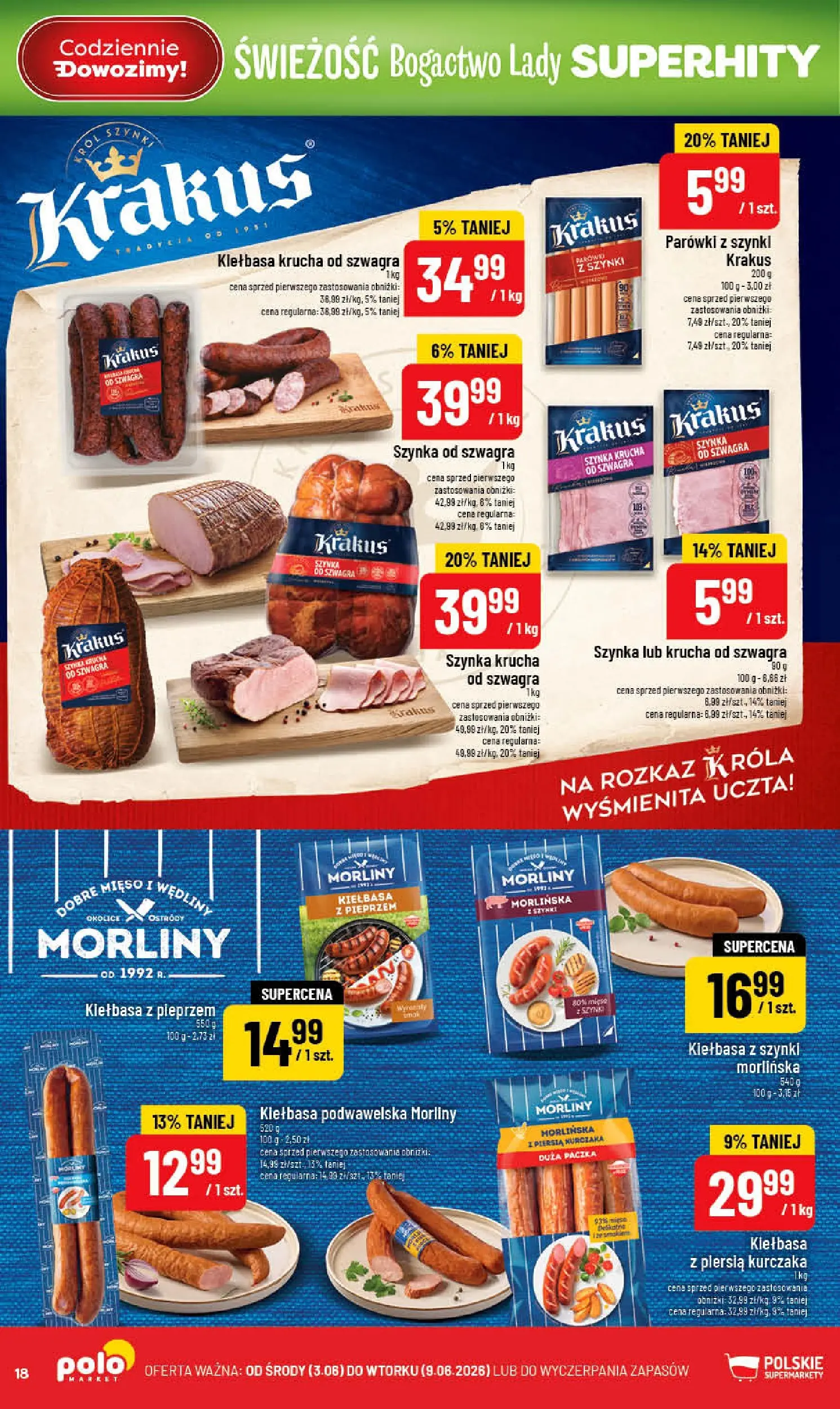 Nowa POLOmarket gazetka od jutra 03.06.2026 | Strona: 18