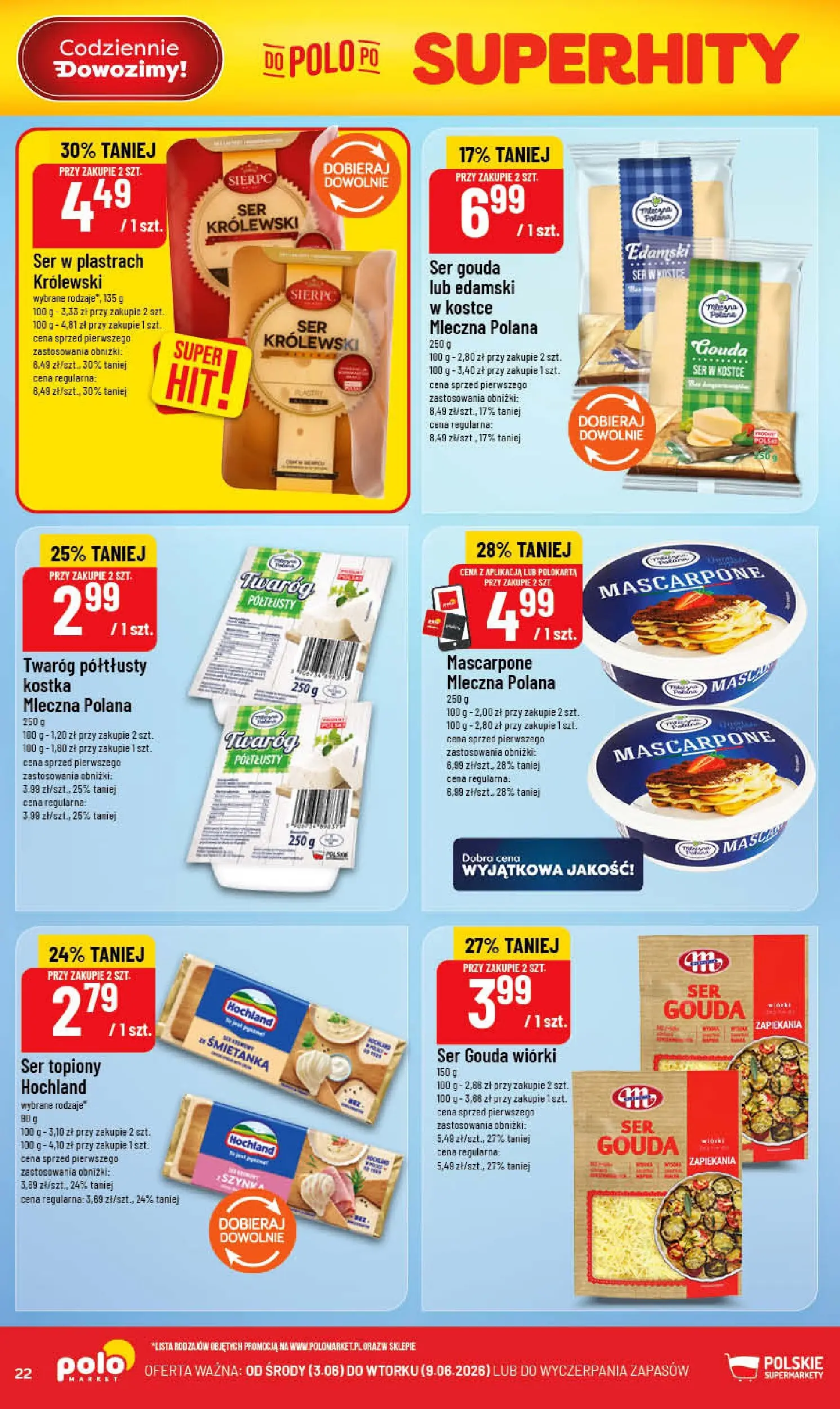 Nowa POLOmarket gazetka od jutra 03.06.2026 | Strona: 22