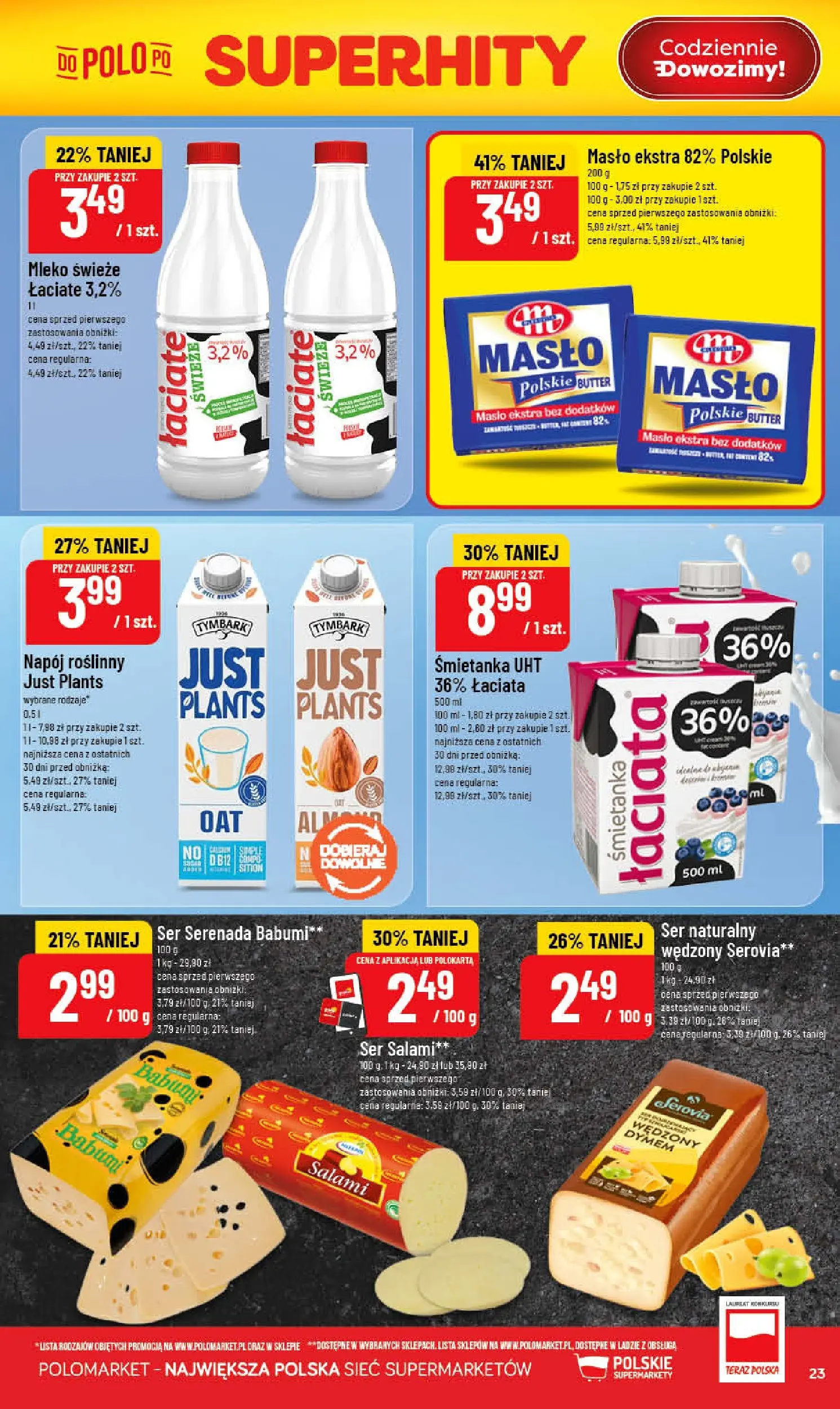 Nowa POLOmarket gazetka od jutra 03.06.2026 | Strona: 23
