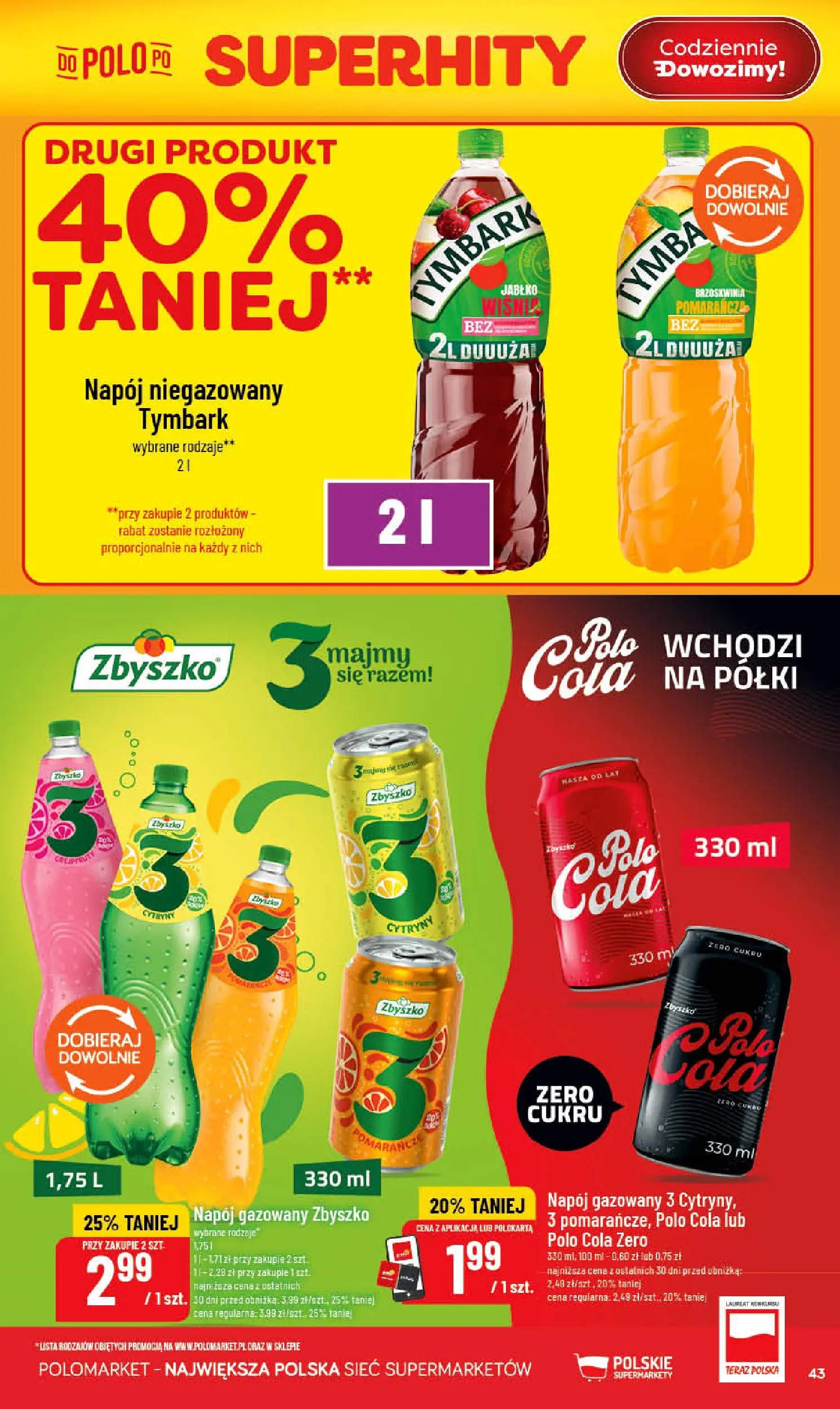 Nowa POLOmarket gazetka od jutra 03.06.2026 | Strona: 43
