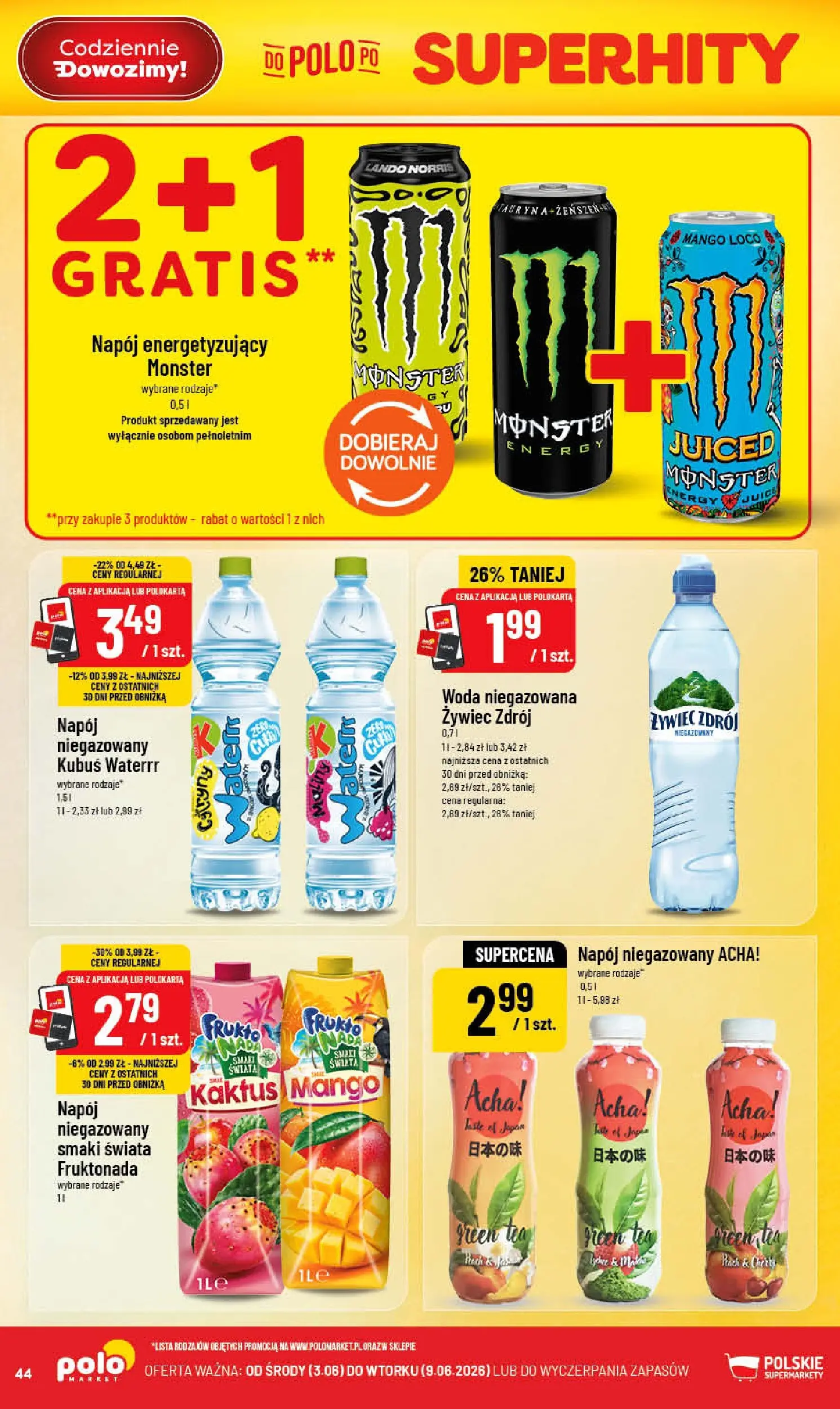 Nowa POLOmarket gazetka od jutra 03.06.2026 | Strona: 44