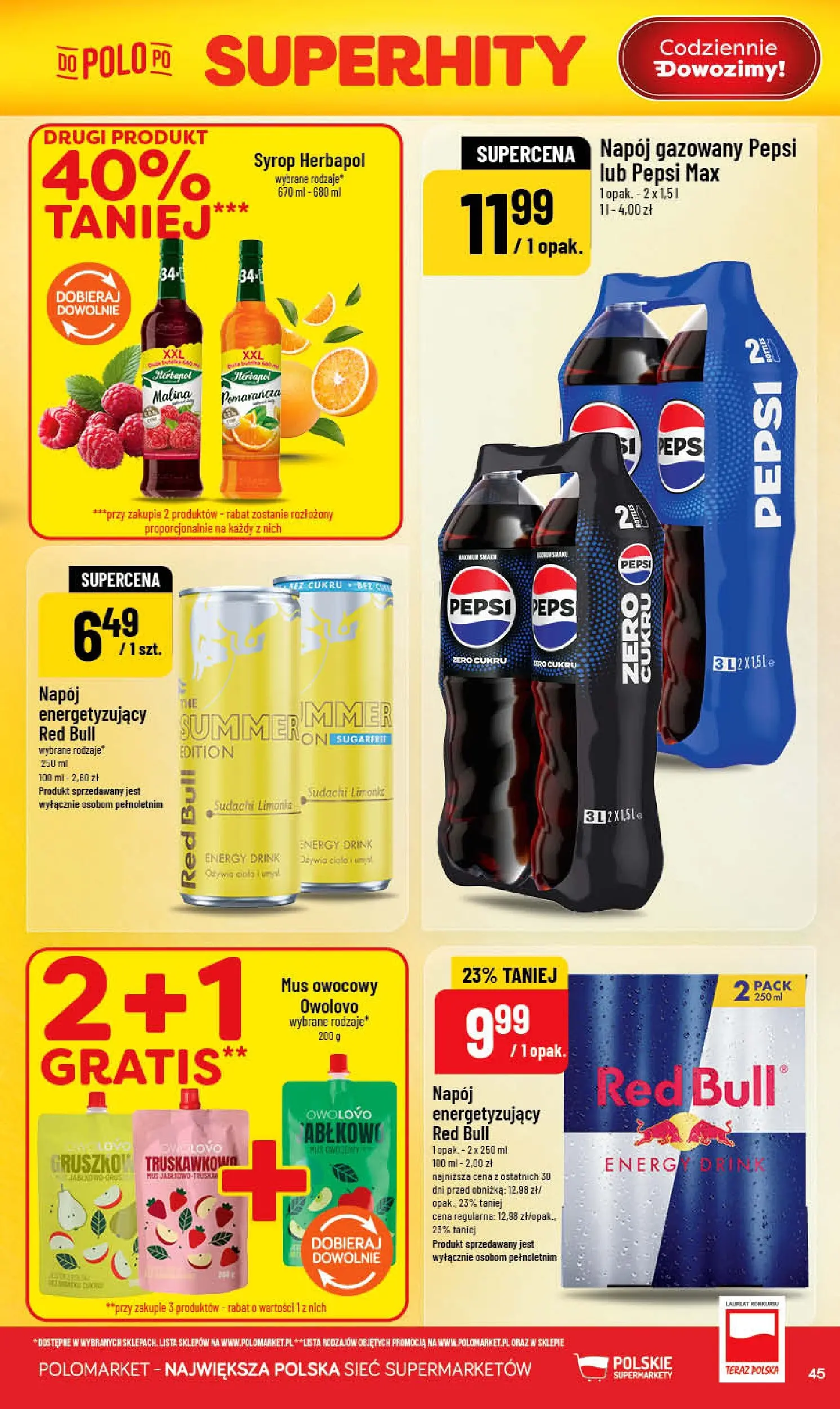 Nowa POLOmarket gazetka od jutra 03.06.2026 | Strona: 45