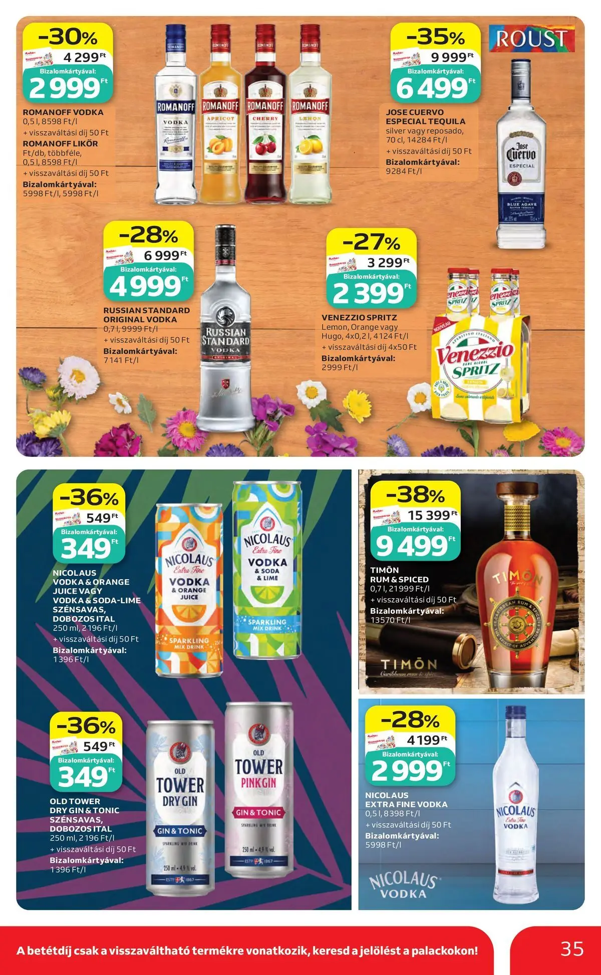 Auchan akciós újság Budapest - 2026.06.04. -tól/töl > akció, lapozható szórólap 🛍️ | Oldal: 35 | Termékek: Tonic, Lime, Tequila, Gin