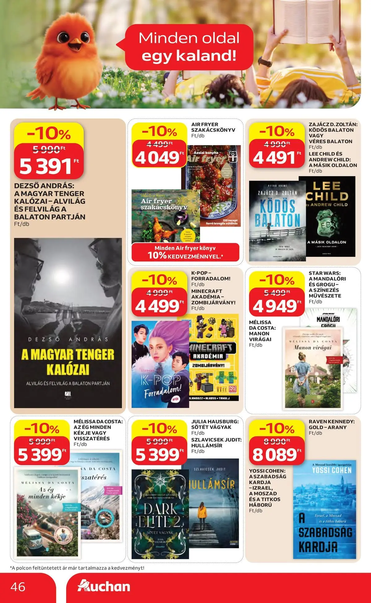 Auchan akciós újság Budapest - 2026.06.04. -tól/töl > akció, lapozható szórólap 🛍️ | Oldal: 46