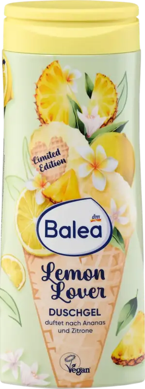 Gel de duș, Lemon Lover, cu parfum de ananas și lăm&acirc;ie