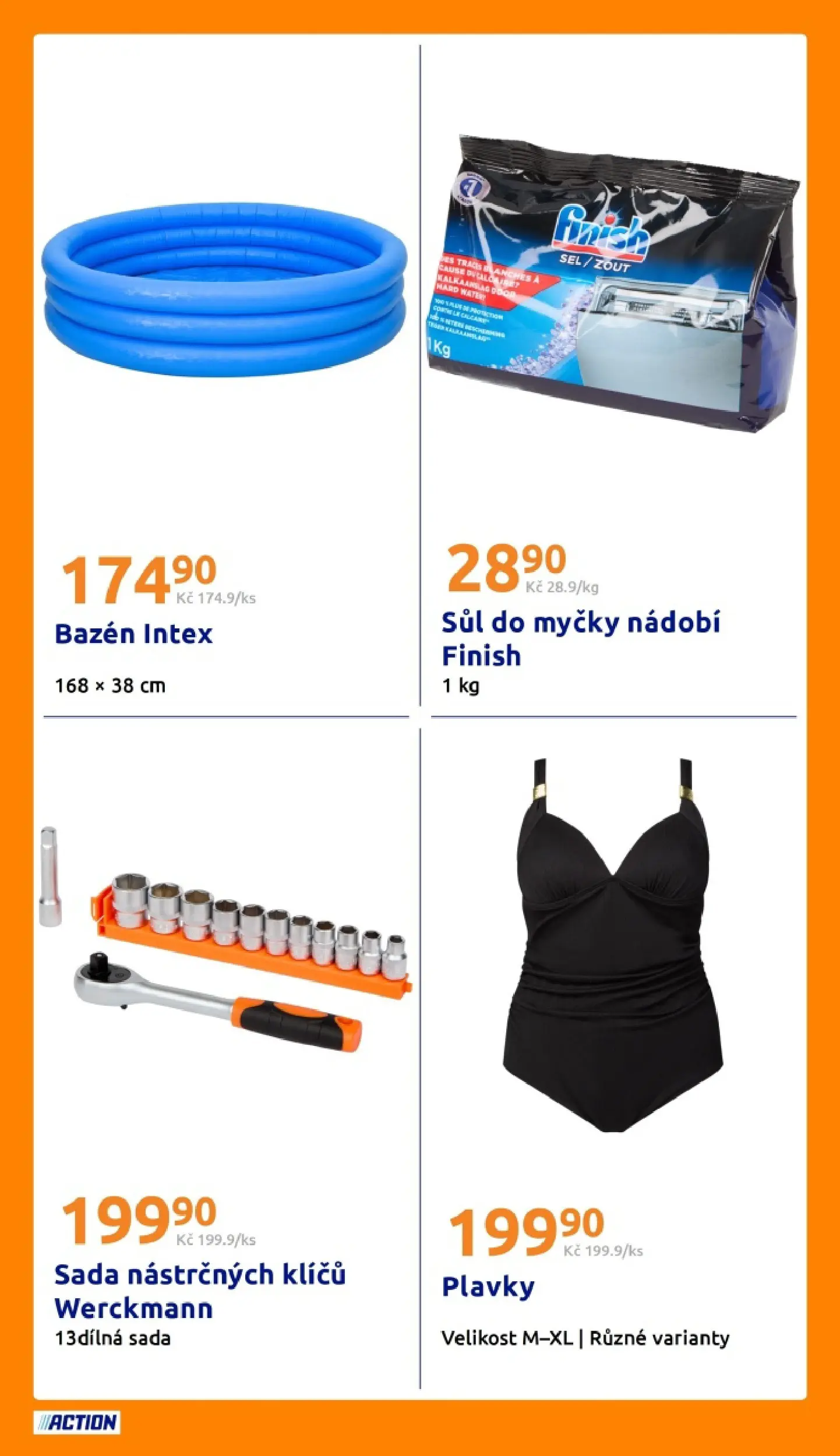Action leták od 03.06.2026 - Akční leták online | Strana: 20 | Produkty: Finish, Nádobí, Sůl do myčky, Bazén