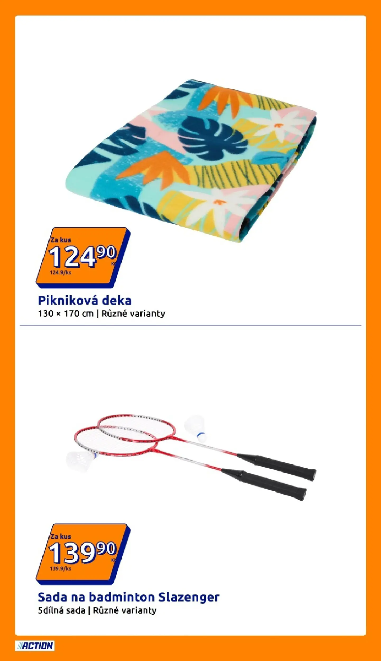 Action leták od 03.06.2026 - Akční leták online | Strana: 21 | Produkty: Sada na badminton, Deka, Pikniková deka