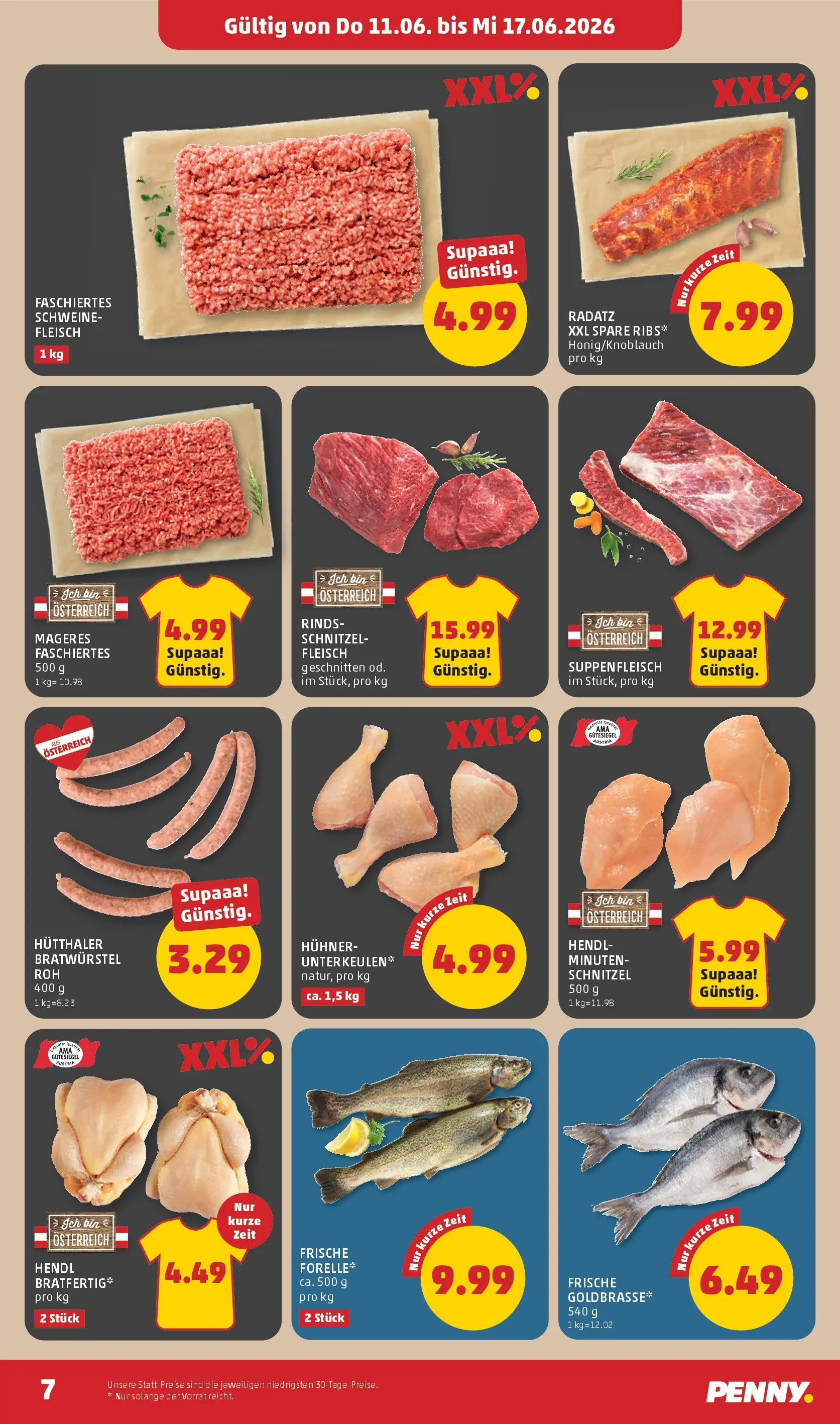 Penny Markt - PENNY: Die ganze Woche sparen. ab (10.06.2026) - Angebote, Prospekt | Seite: 7