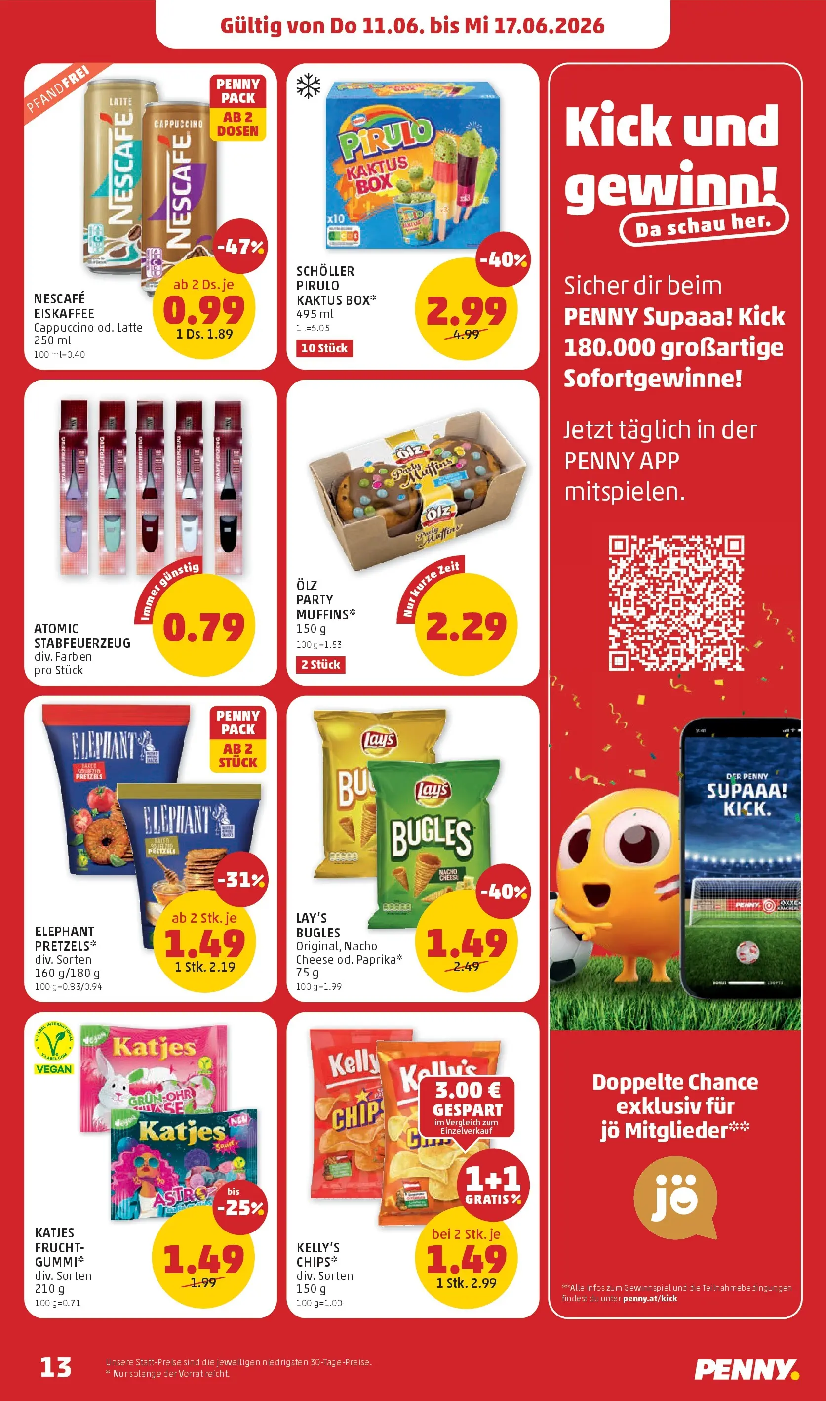 Penny Markt - PENNY: Die ganze Woche sparen. ab (10.06.2026) - Angebote, Prospekt | Seite: 13