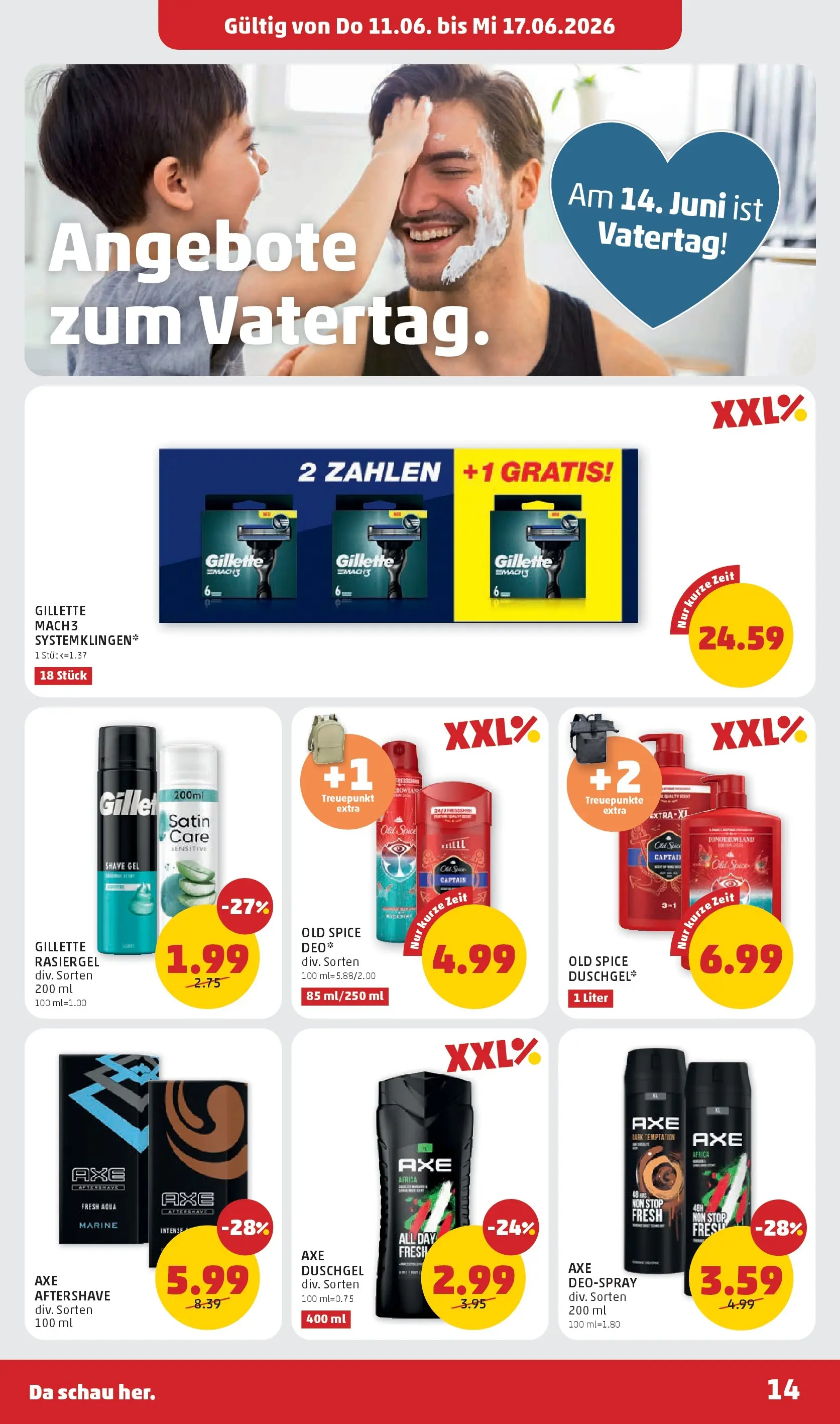 Penny Markt - PENNY: Die ganze Woche sparen. ab (10.06.2026) - Angebote, Prospekt | Seite: 14 | Produkte: Duschgel