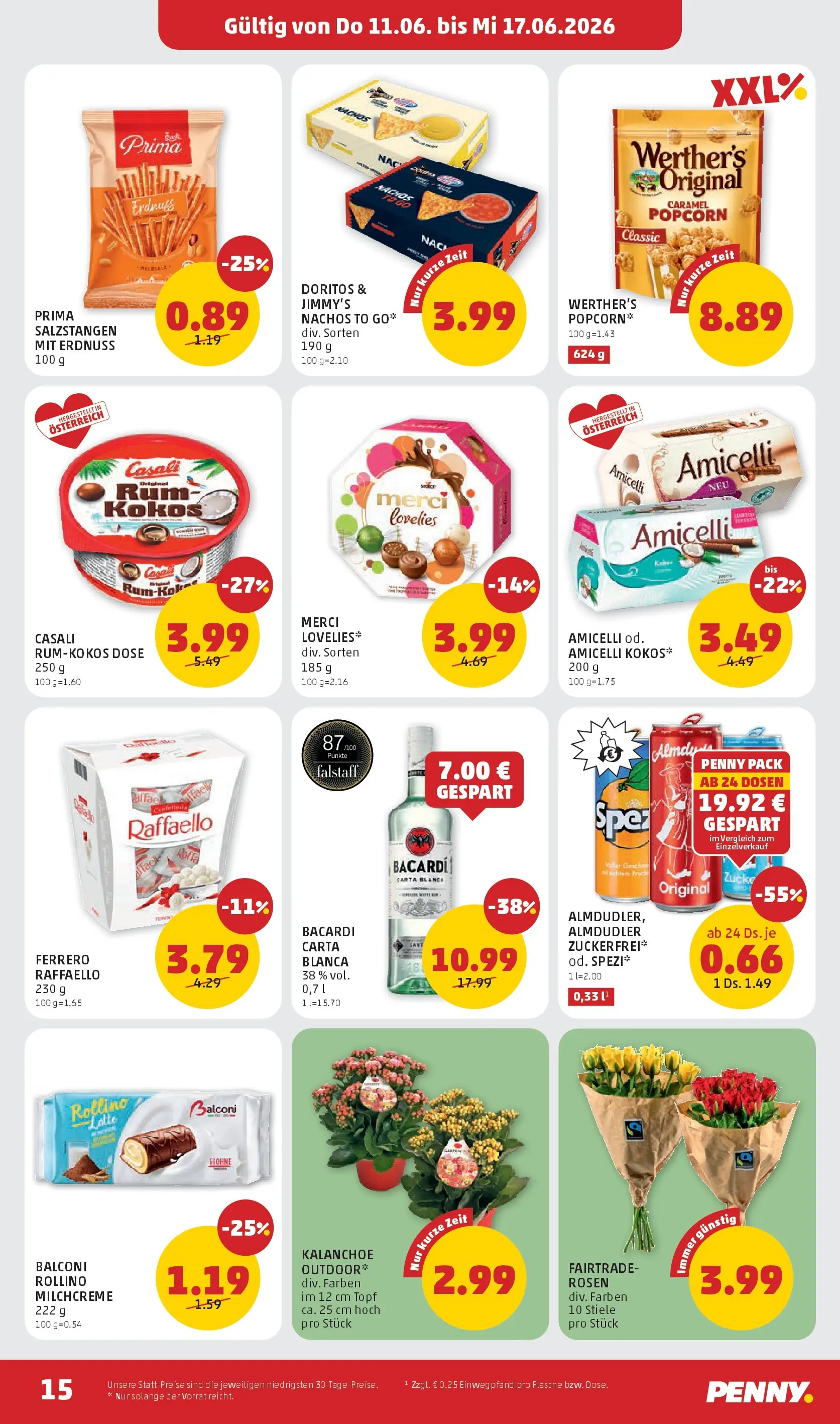 Penny Markt - PENNY: Die ganze Woche sparen. ab (10.06.2026) - Angebote, Prospekt | Seite: 15