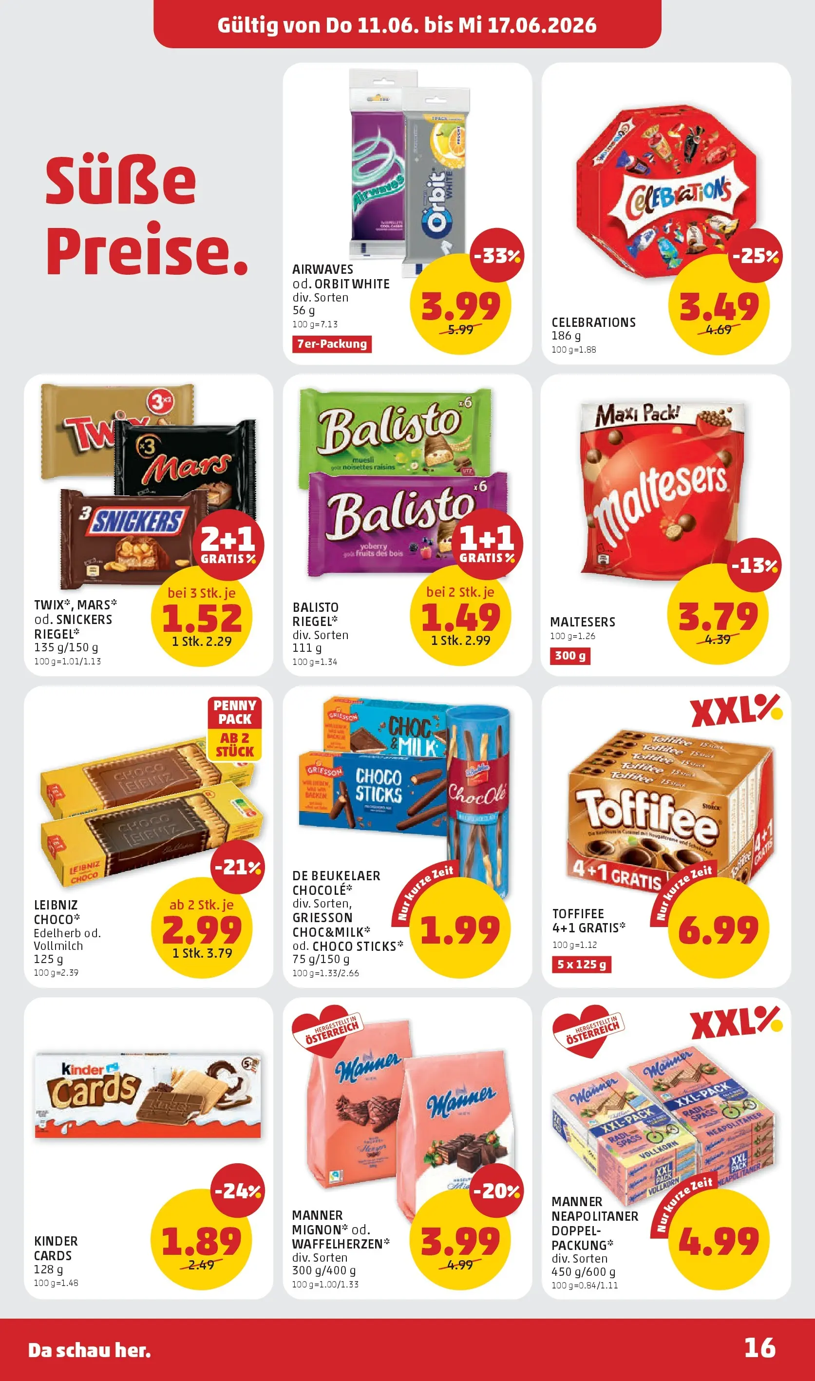 Penny Markt - PENNY: Die ganze Woche sparen. ab (10.06.2026) - Angebote, Prospekt | Seite: 16