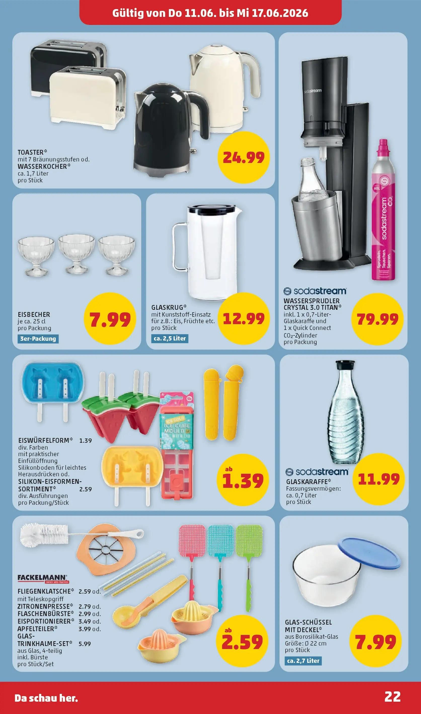 Penny Markt - PENNY: Die ganze Woche sparen. ab (10.06.2026) - Angebote, Prospekt | Seite: 22 | Produkte: Bürste